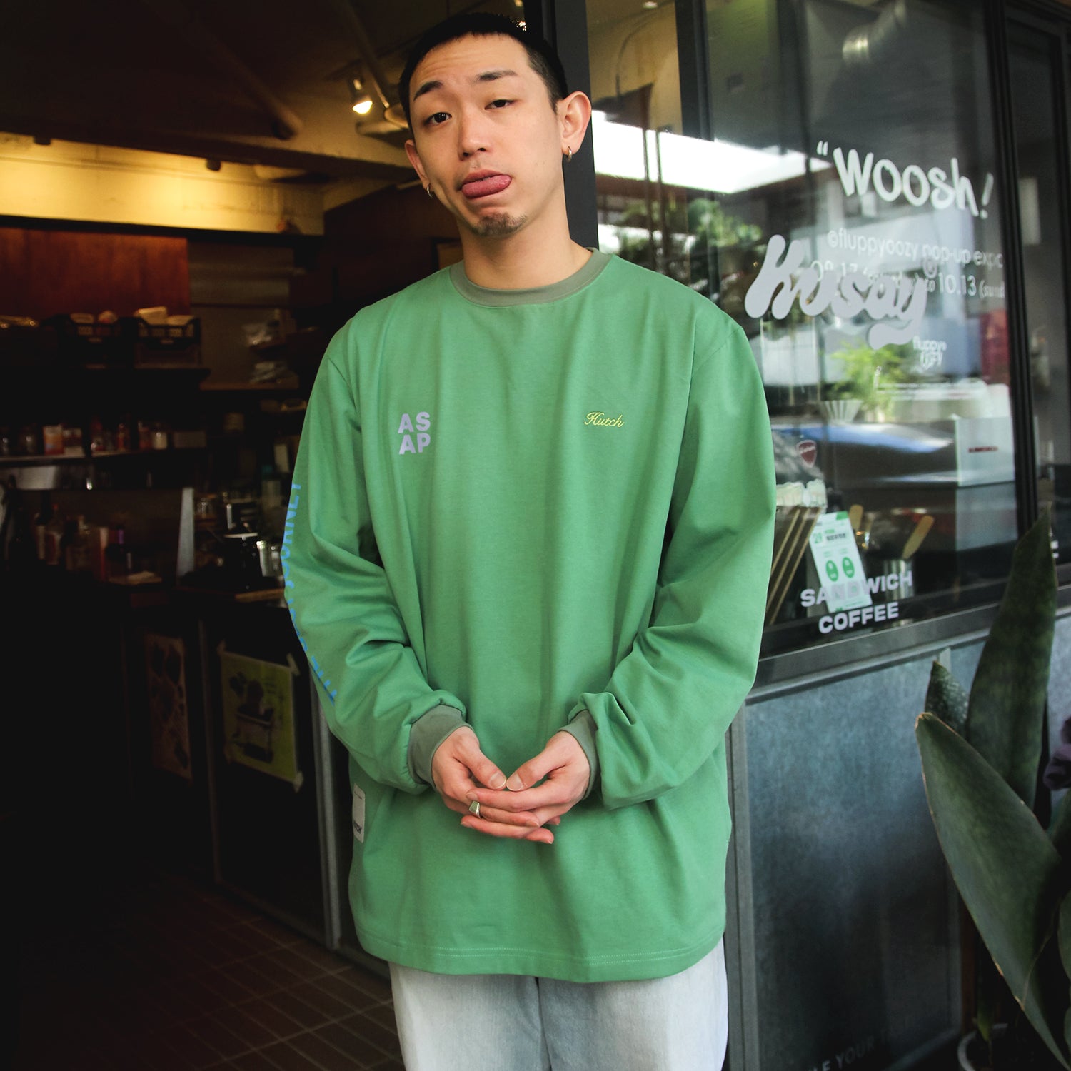Pocket L/S Tee “Trio”
