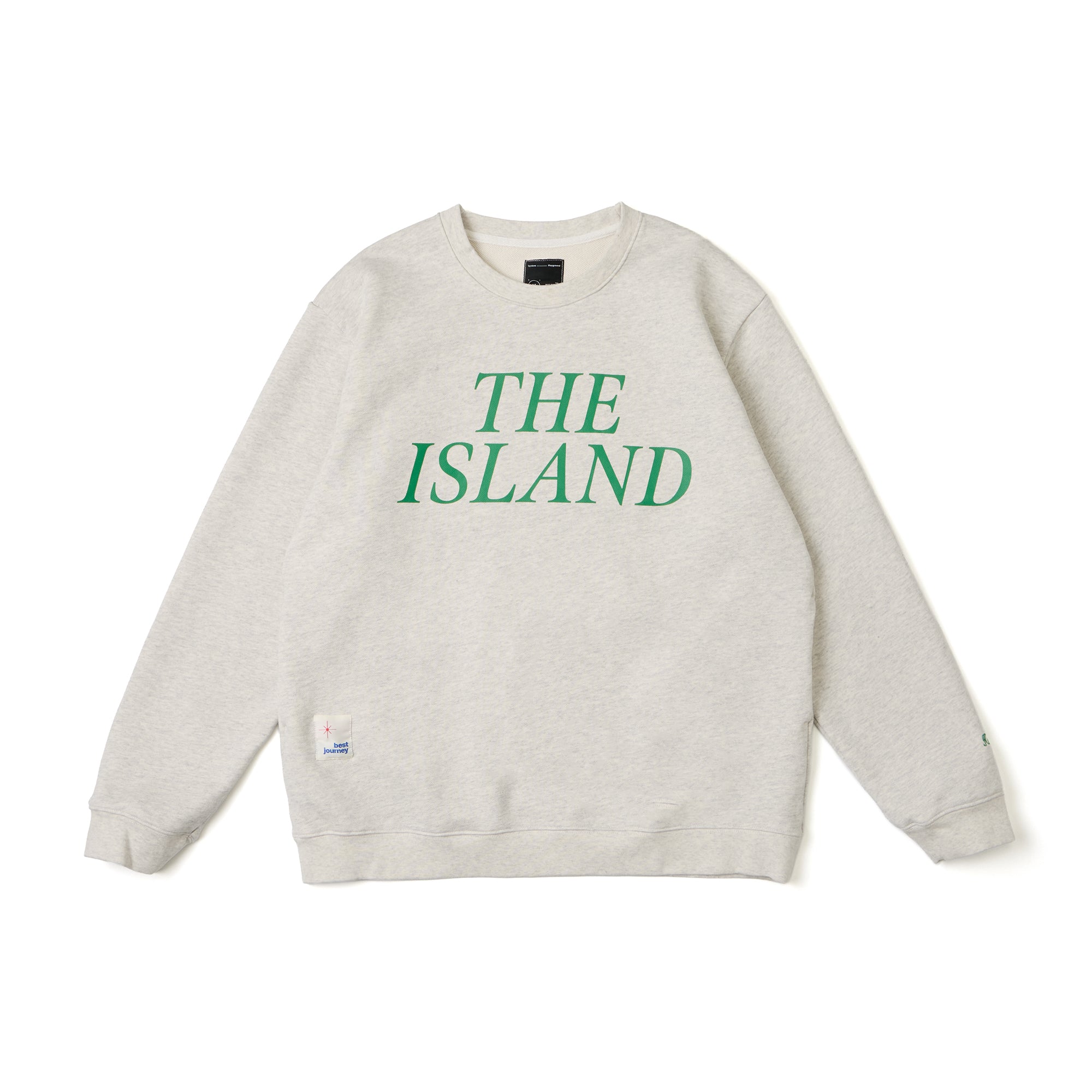Pocket Crew Sweat "The Best Island"