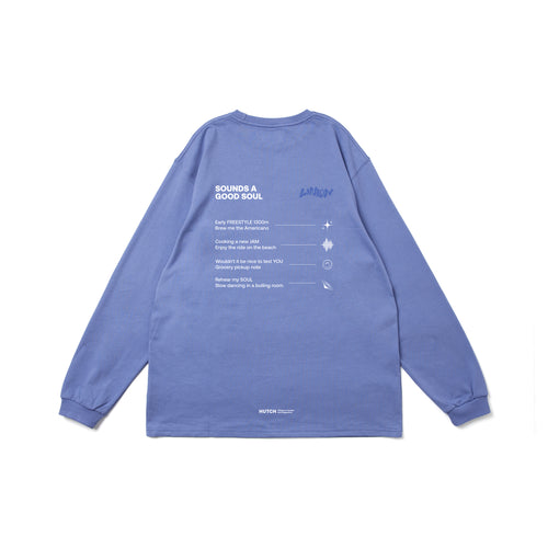 LINION x HUTCH L/S Tee "Sounds a good soul"