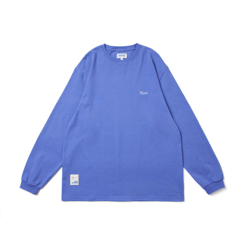Alpha Cotton L/S Tee  “Script HUTCH”