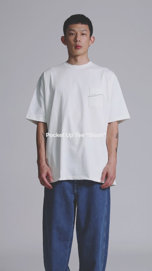 Pocket Up Tee “Slash” 